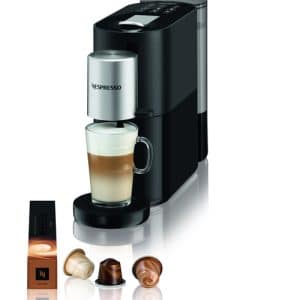 Nespresso Atelier, 1,0 L., Black Kapsel Kaffemaskine - Sort/sølv