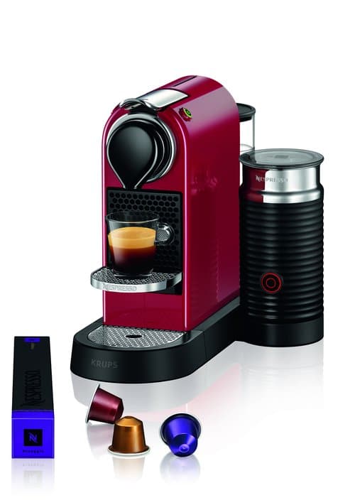 Nespresso Citiz & Milk, 1,0 L. , Red Kapsel Kaffemaskine - Rød