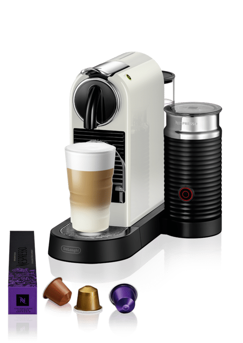 Nespresso Citiz & Milk White En267.Wae Kapsel Kaffemaskine - Hvid