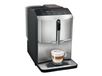 Siemens EQ.300 TF303E07 - Automatisk kaffemaskine med mælkeskummer - 15 bar - inox silver metallic/black