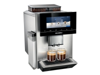 Siemens EQ900 TQ907R03 - Automatisk kaffemaskine med mælkeskummer - 19 bar - metallisk