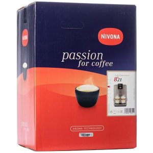 Nivona NICR 821 - automatic coffee machine with cappuccinatore - 15 bar - titanium/chrome