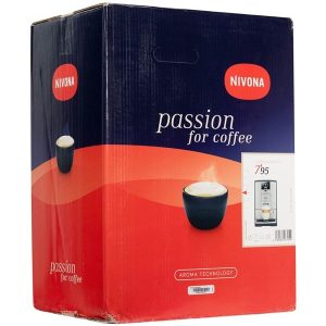 Nivona Cafe Romatica 7 Series NICR 795 - automatic coffee machine with milk frother - 15 bar - titanium/chrome