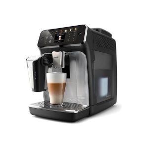 Philips Series 4400 EP4446 - automatic coffee machine with milk frother - 15 bar - black / silver
